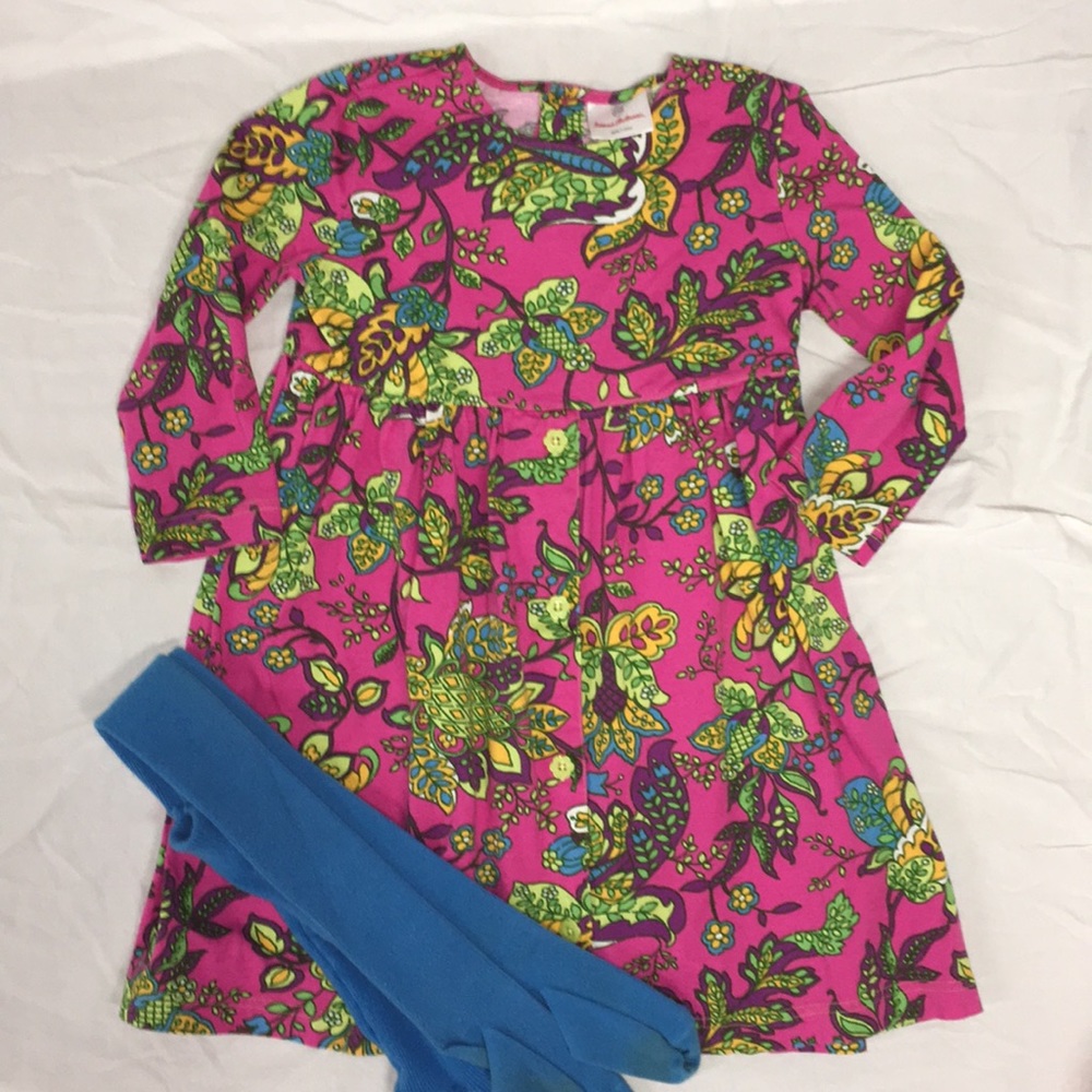 Hanna Andersson like new dress and tights